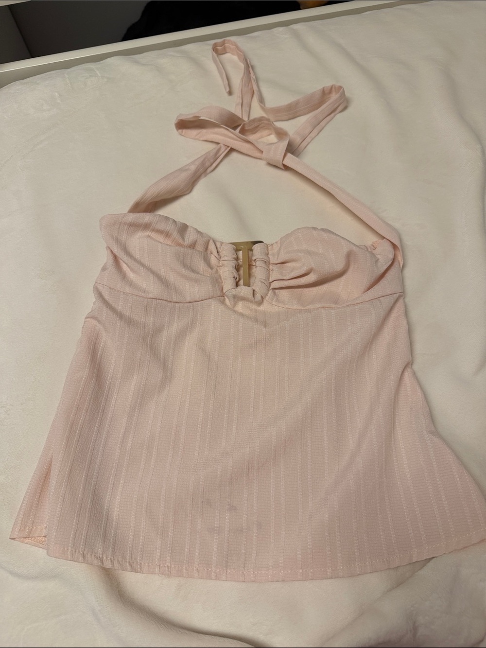 Halter babydoll top